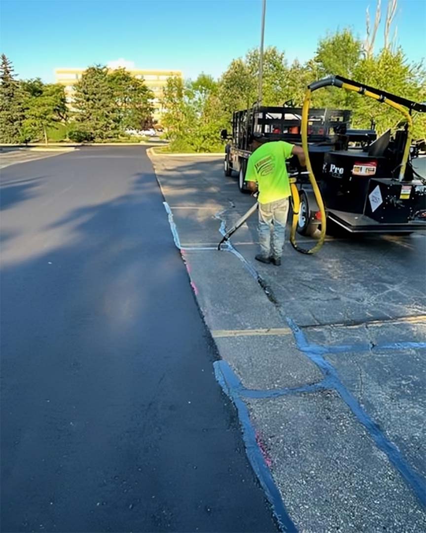 Asphalt Crack Sealing Greater Lansing MI