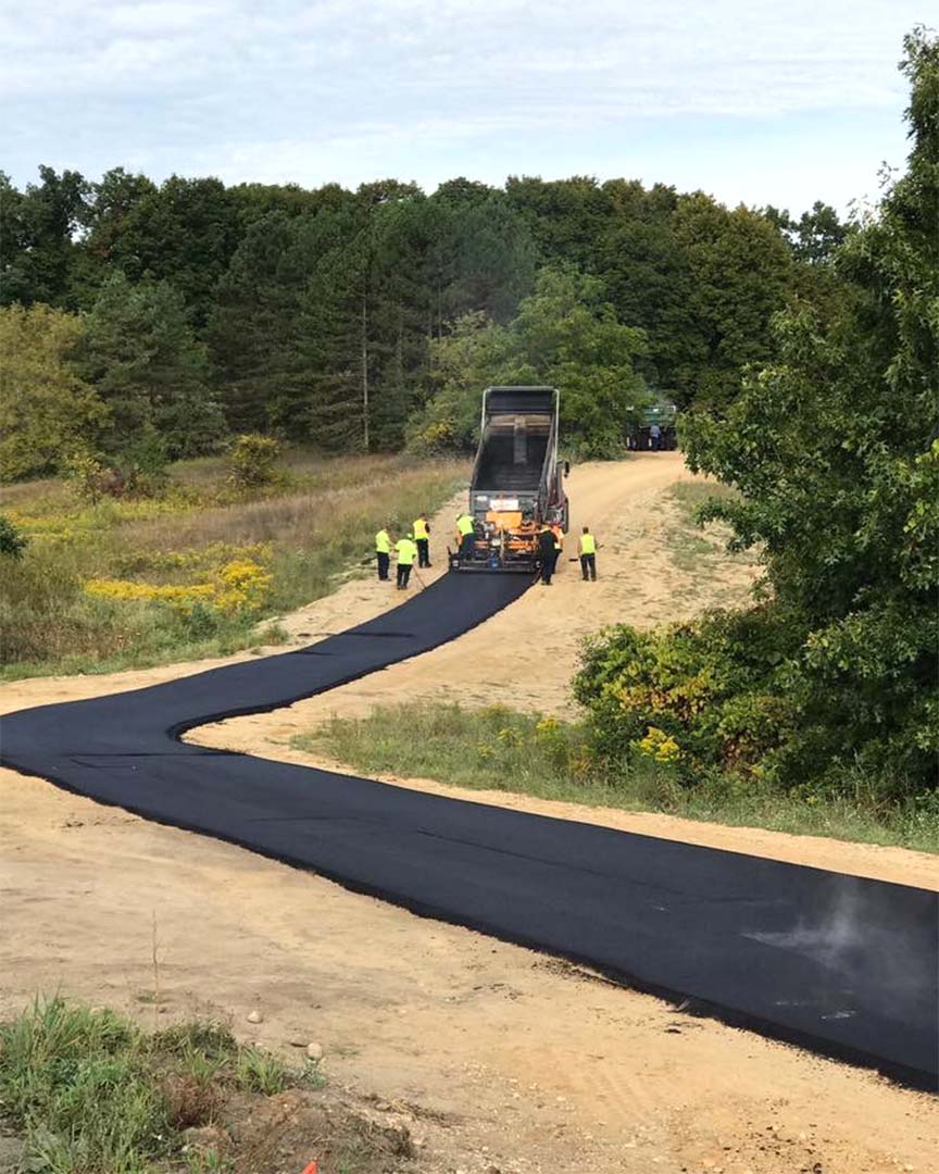 Lansing MI Asphalt Trail Paving Company
